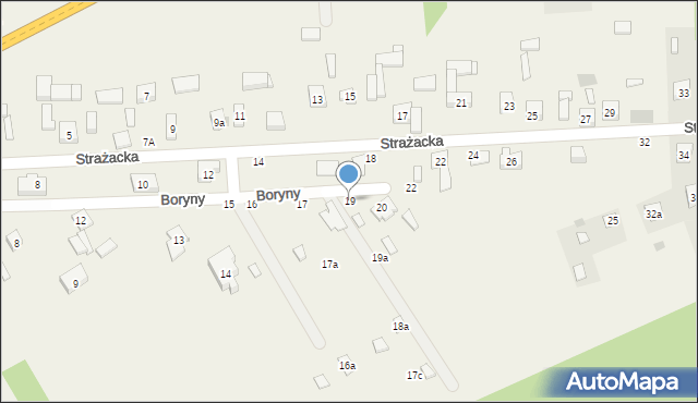 Skotniki, Boryny, 19, mapa Skotniki