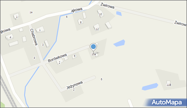 Skowarcz, Borówkowa, 10a, mapa Skowarcz