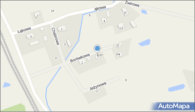 Skowarcz, Borówkowa, 6, mapa Skowarcz