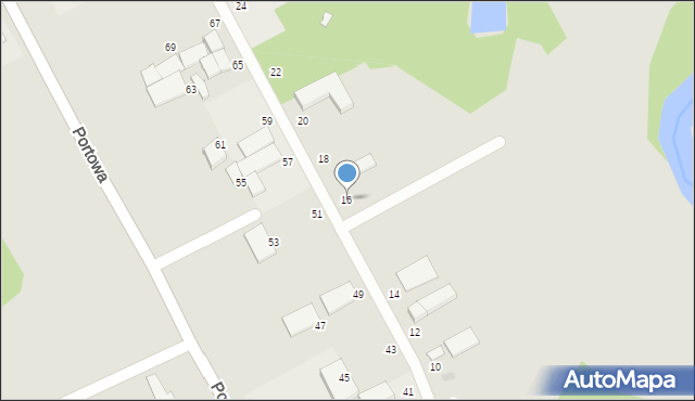 Słupsk, Borchardta Karola Olgierda, kpt., 16, mapa Słupska