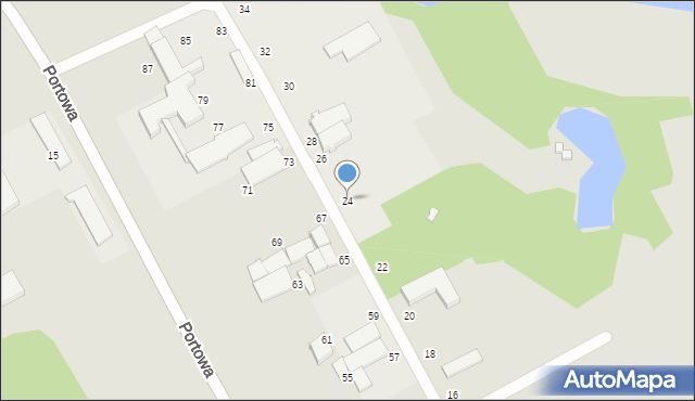 Słupsk, Borchardta Karola Olgierda, kpt., 24, mapa Słupska