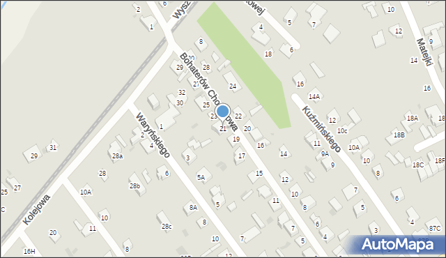 Sochaczew, Bohaterów Chodakowa, 21, mapa Sochaczew