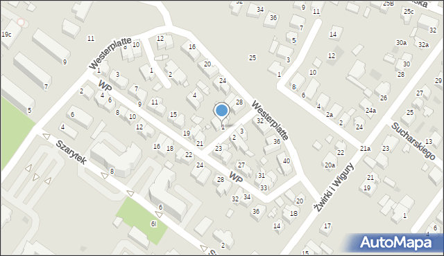 Środa Wielkopolska, Bohaterów, 1, mapa Środa Wielkopolska