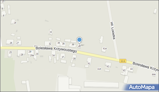 Stepnica, Bolesława Krzywoustego, 40, mapa Stepnica