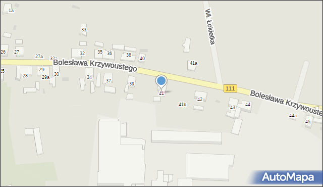 Stepnica, Bolesława Krzywoustego, 41, mapa Stepnica