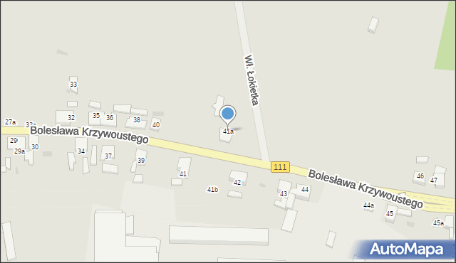 Stepnica, Bolesława Krzywoustego, 41a, mapa Stepnica