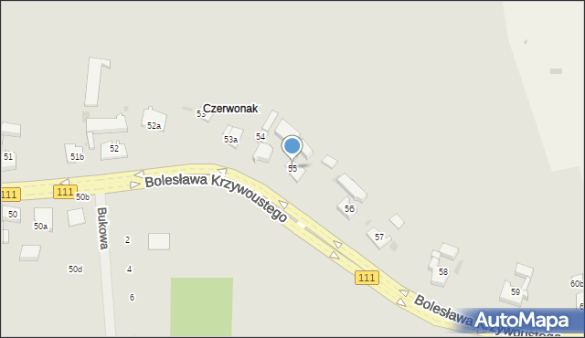 Stepnica, Bolesława Krzywoustego, 55, mapa Stepnica