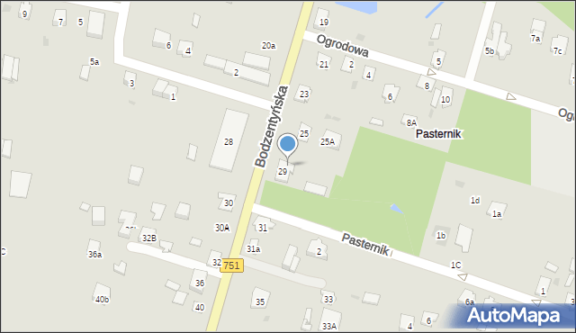 Suchedniów, Bodzentyńska, 29/1, mapa Suchedniów