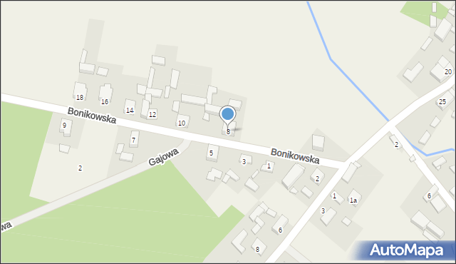 Świeca, Bonikowska, 8, mapa Świeca