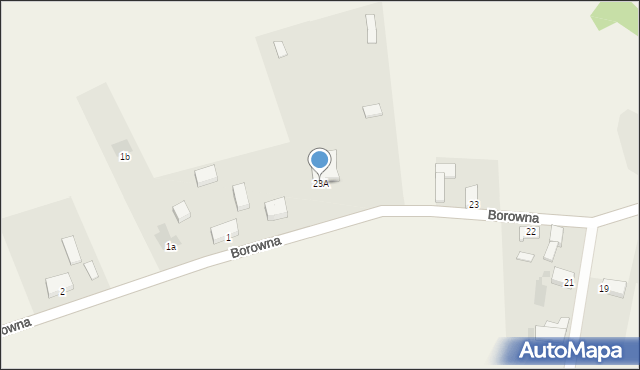 Świniary, Borowna, 23A, mapa Świniary