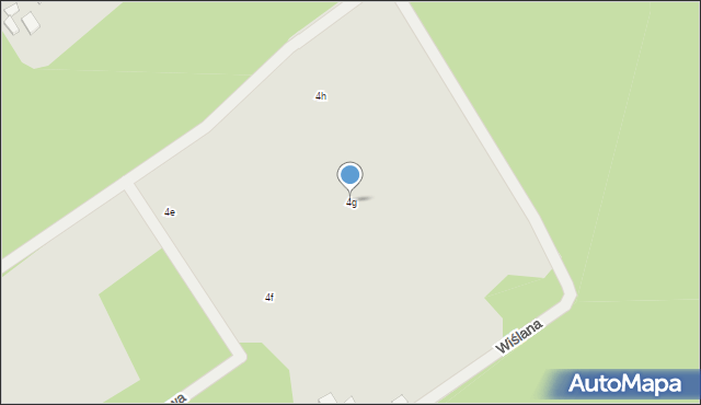 Szczecin, Borsucza, 4g, mapa Szczecina