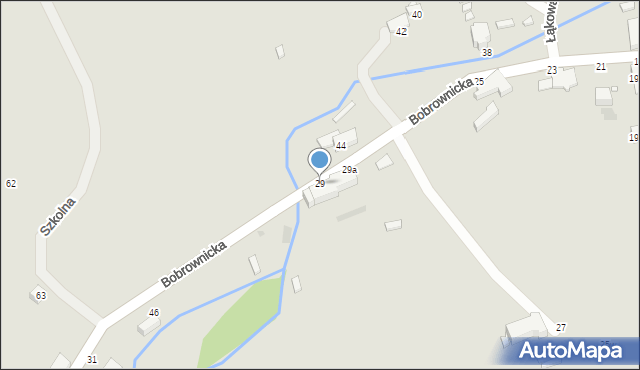 Szczytna, Bobrownicka, 29, mapa Szczytna