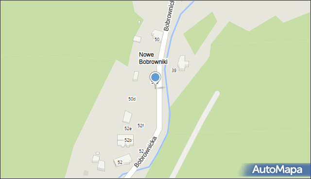 Szczytna, Bobrownicka, 50c, mapa Szczytna