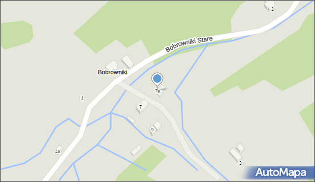 Szczytna, Bobrowniki Stare, 7a, mapa Szczytna