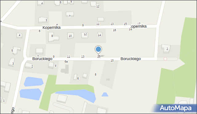 Szemud, Boruckiego Bernarda, ks., 15, mapa Szemud