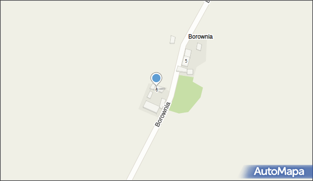 Szymonków, Borownia, 6, mapa Szymonków