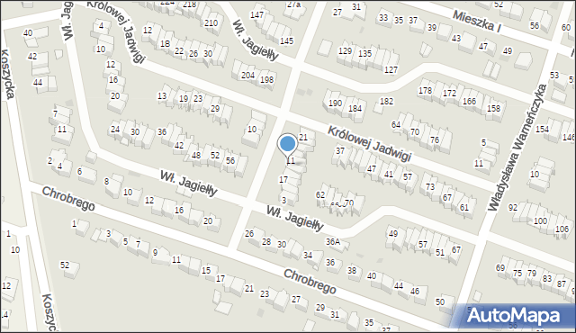 Tarnów, Bolesława Śmiałego, 13, mapa Tarnów