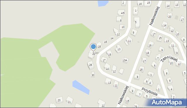 Tczew, Borchardta Karola Olgierda, kpt., 22, mapa Tczew