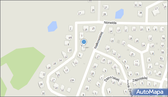 Tczew, Borchardta Karola Olgierda, kpt., 7, mapa Tczew