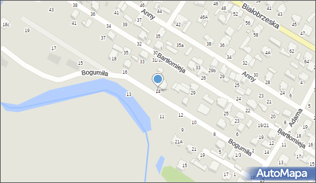 Tomaszów Mazowiecki, Bogumiła, 14, mapa Tomaszów Mazowiecki