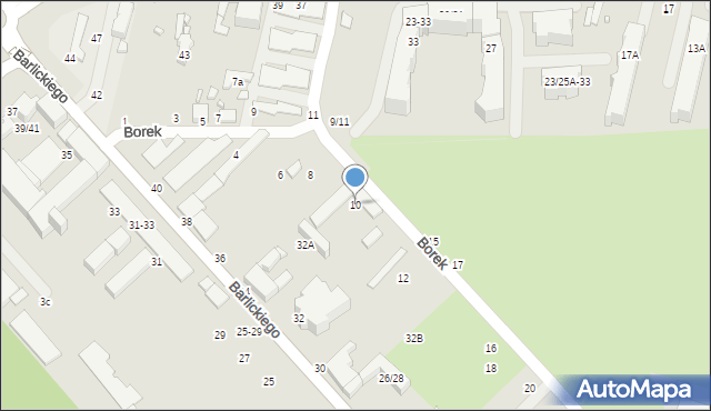 Tomaszów Mazowiecki, Borek, 10, mapa Tomaszów Mazowiecki