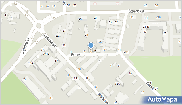 Tomaszów Mazowiecki, Borek, 5, mapa Tomaszów Mazowiecki