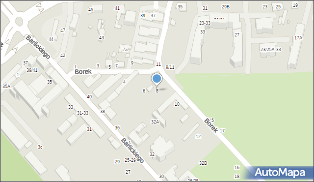 Tomaszów Mazowiecki, Borek, 8, mapa Tomaszów Mazowiecki