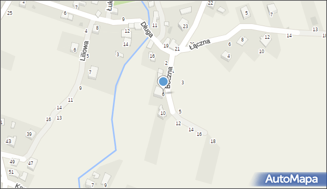 Trzebinia, Boczna, 6, mapa Trzebinia