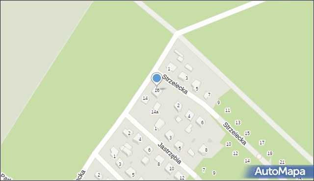 Tuchola, Borowiacka, 16, mapa Tuchola