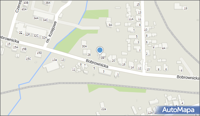 Wągrowiec, Bobrownicka, 26, mapa Wągrowiec