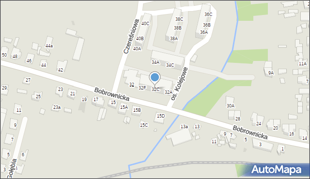 Wągrowiec, Bobrownicka, 32C, mapa Wągrowiec