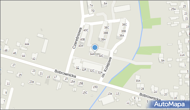 Wągrowiec, Bobrownicka, 34B, mapa Wągrowiec