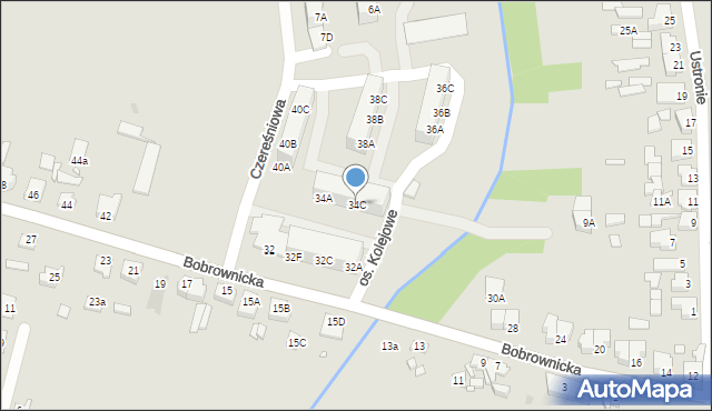 Wągrowiec, Bobrownicka, 34C, mapa Wągrowiec