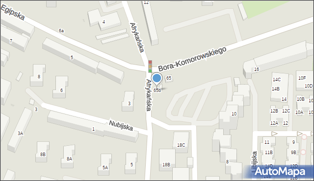 Warszawa, Bora-Komorowskiego Tadeusza, gen., 65b, mapa Warszawy