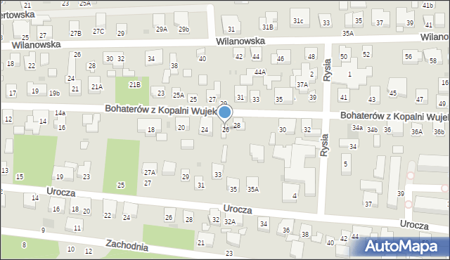 Warszawa, Bohaterów z Kopalni Wujek, 26, mapa Warszawy