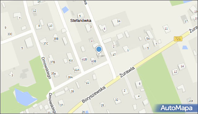 Wiązowna, Boryszewska, 45A, mapa Wiązowna