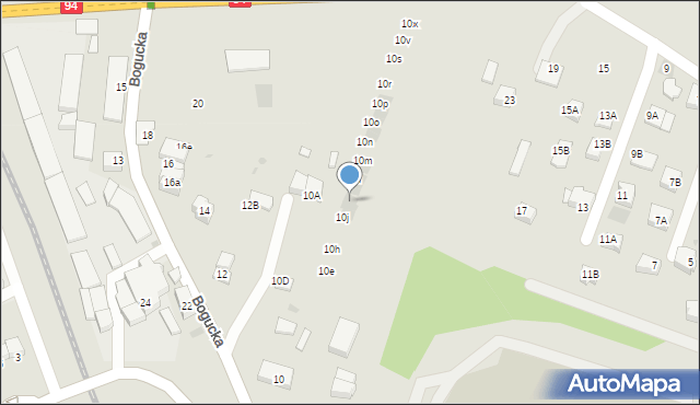 Wieliczka, Bogucka, 10k, mapa Wieliczka