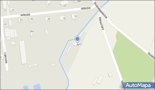 Wieruszów, Bolesławiecka, 15, mapa Wieruszów