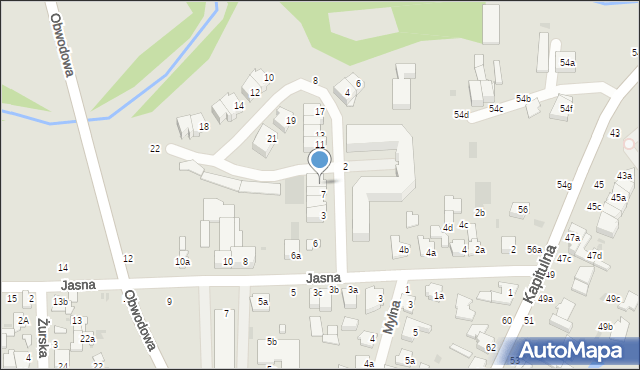 Włocławek, Bojakowskiego Pawła, 9, mapa Włocławka