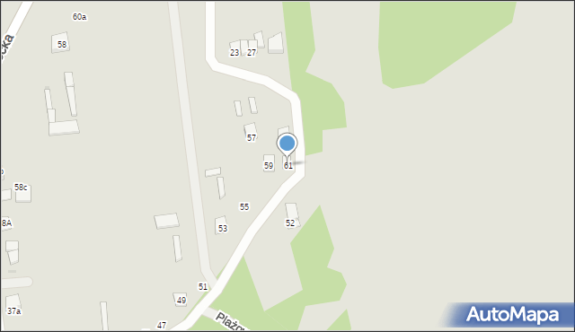 Wyszków, Bohaterów Armii Krajowej, 61, mapa Wyszków