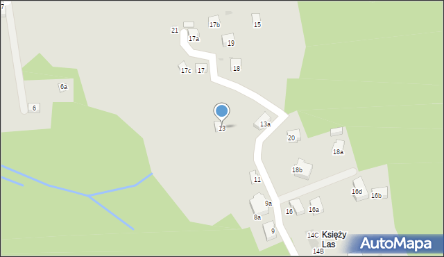 Zakopane, Bogdańskiego, 13, mapa Zakopanego