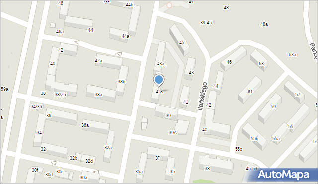 Zgierz, Boya-Żeleńskiego Tadeusza, 41a, mapa Zgierz