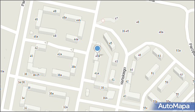 Zgierz, Boya-Żeleńskiego Tadeusza, 43a, mapa Zgierz