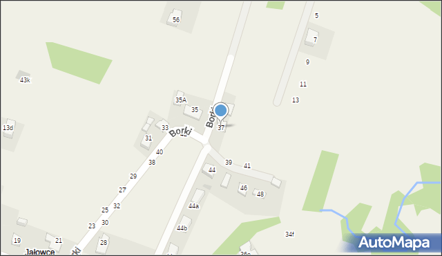 Zgłobice, Borki, 37, mapa Zgłobice