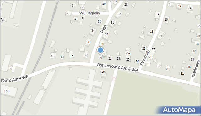 Zgorzelec, Bohaterów 2 Armii Wojska Polskiego, 19, mapa Zgorzelec