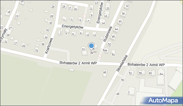 Zgorzelec, Bohaterów 2 Armii Wojska Polskiego, 34, mapa Zgorzelec