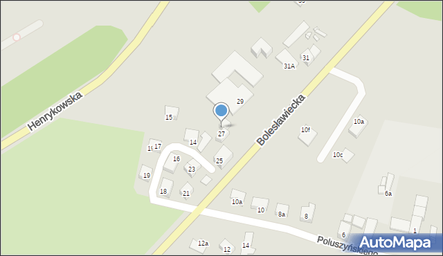 Zgorzelec, Bolesławiecka, 27A, mapa Zgorzelec