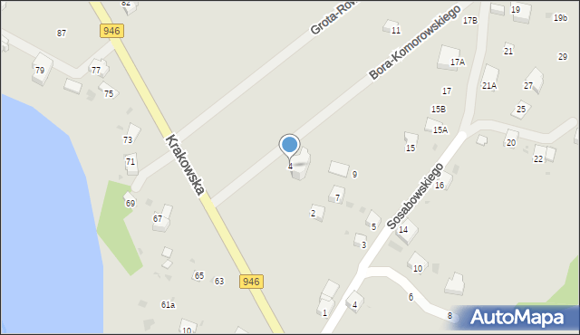 Żywiec, Bora-Komorowskiego Tadeusza, gen., 4, mapa Żywiec