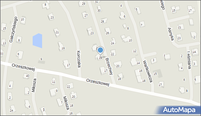 Barczewo, Brzechwy Jana, 19, mapa Barczewo