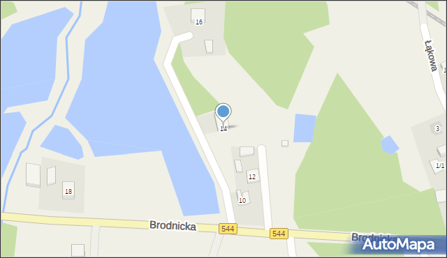 Bartniczka, Brodnicka, 14, mapa Bartniczka